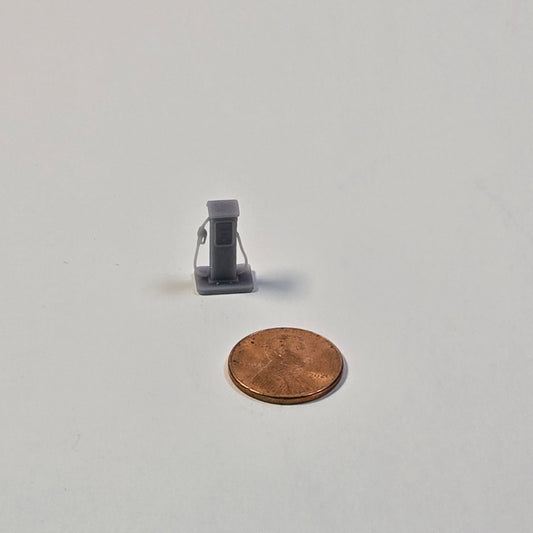 N scale Bennett Gas Pump – Resin Model Prop