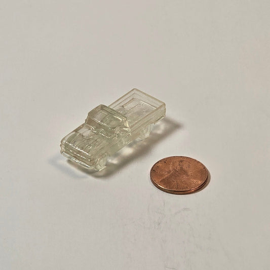 N scale Clear Resin Ford F-250 Pickup Vehicle – 12mm (1:160) Scale for Dioramas