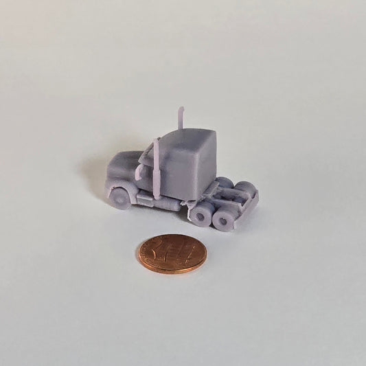 N scale Kenworth-Style Semi Truck – Resin Model Vehicle