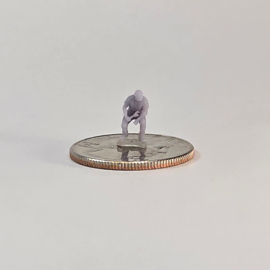 N Scale Mechanic Sitting – 12mm Workshop Scene Figure