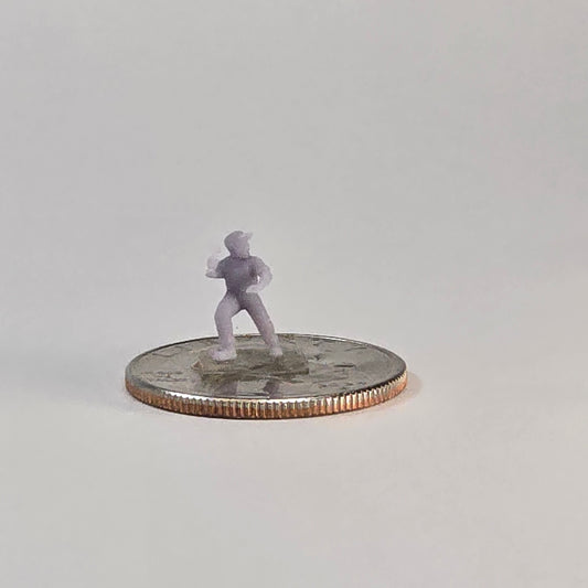 N Scale Mechanic with Attitude – 12mm Workshop or Garage Scene Figure