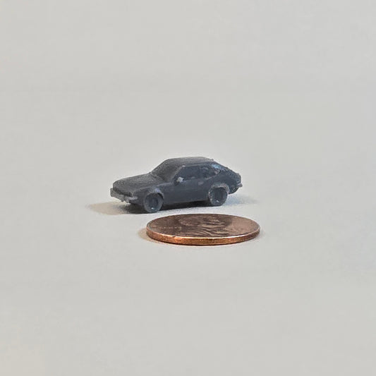 Sculptural Grey – 1970s Ford Pinto Hatchback | 10mm Scale Car