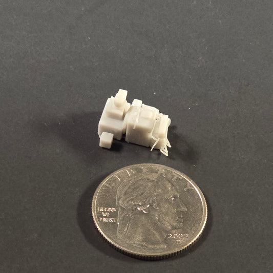 Miniature Lunar Tools & Supplies Module in Sculptural Resin (Unpainted) Prop