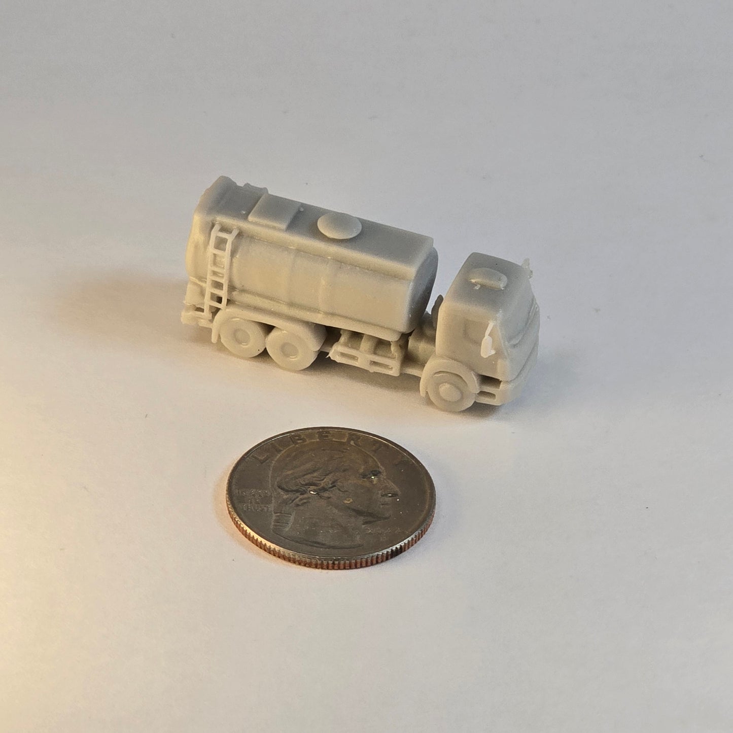 Unpainted Military Fuel Truck –  Feature