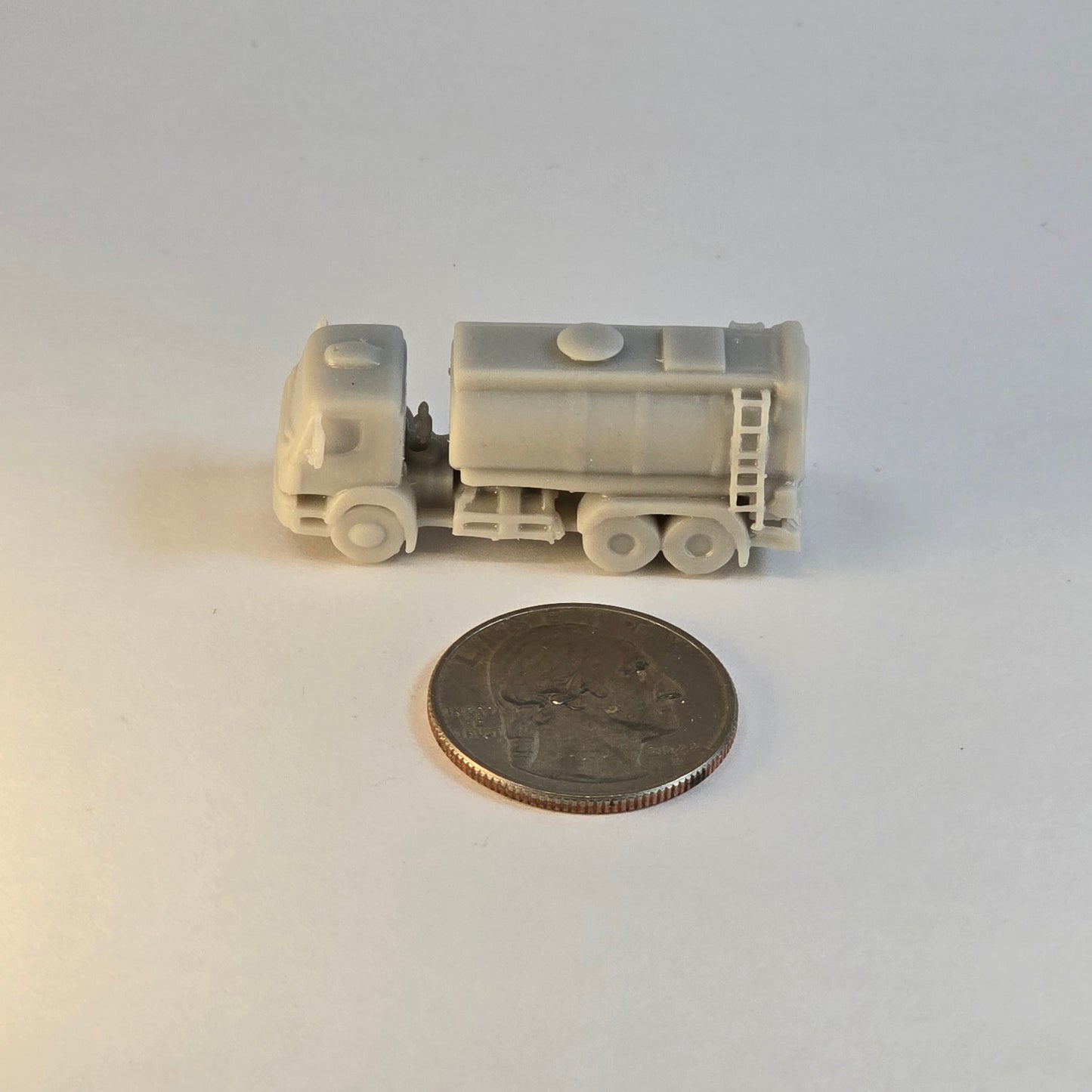 Unpainted Military Fuel Truck –  Feature