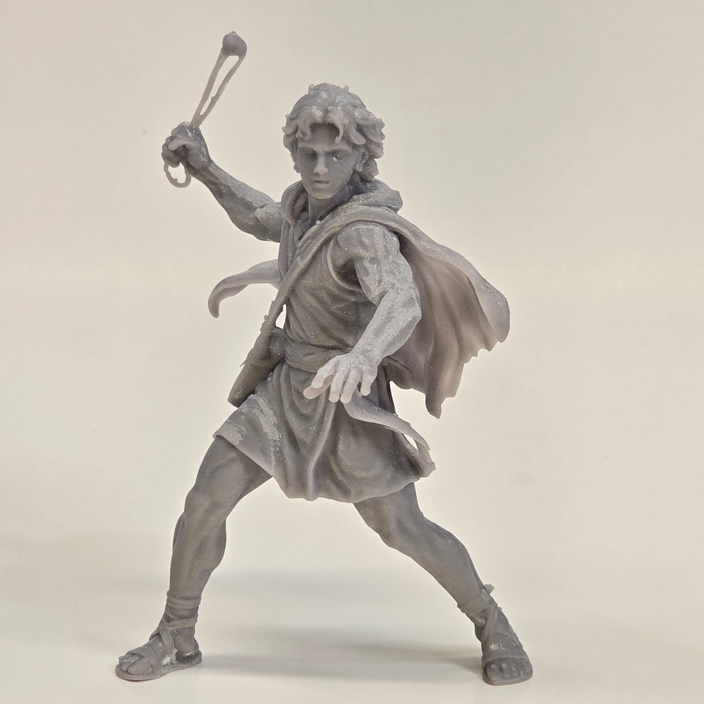 David the Shepherd – 75mm Sculptural Grey Resin Figure (Collector’s Scale)
