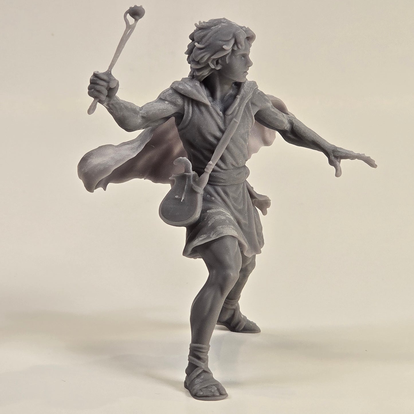 David the Shepherd – 75mm Sculptural Grey Resin Figure (Collector’s Scale)