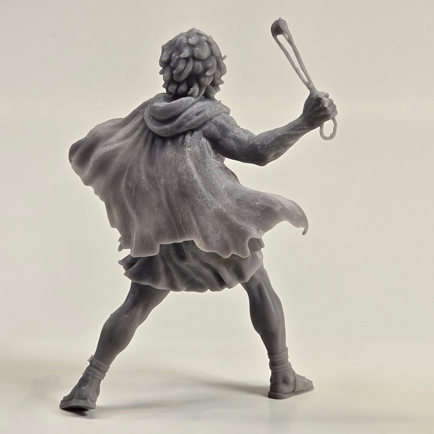 David the Shepherd – 75mm Sculptural Grey Resin Figure (Collector’s Scale)