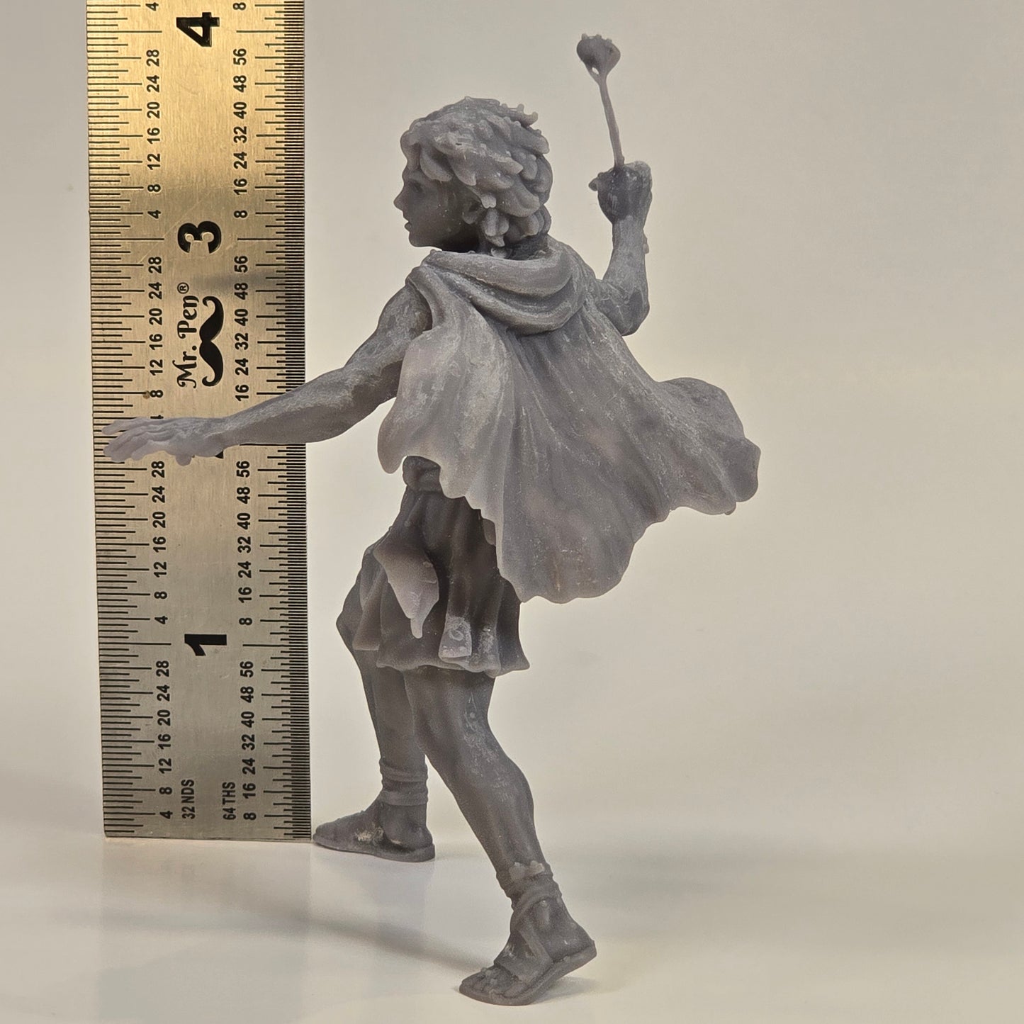 David the Shepherd – 75mm Sculptural Grey Resin Figure (Collector’s Scale)