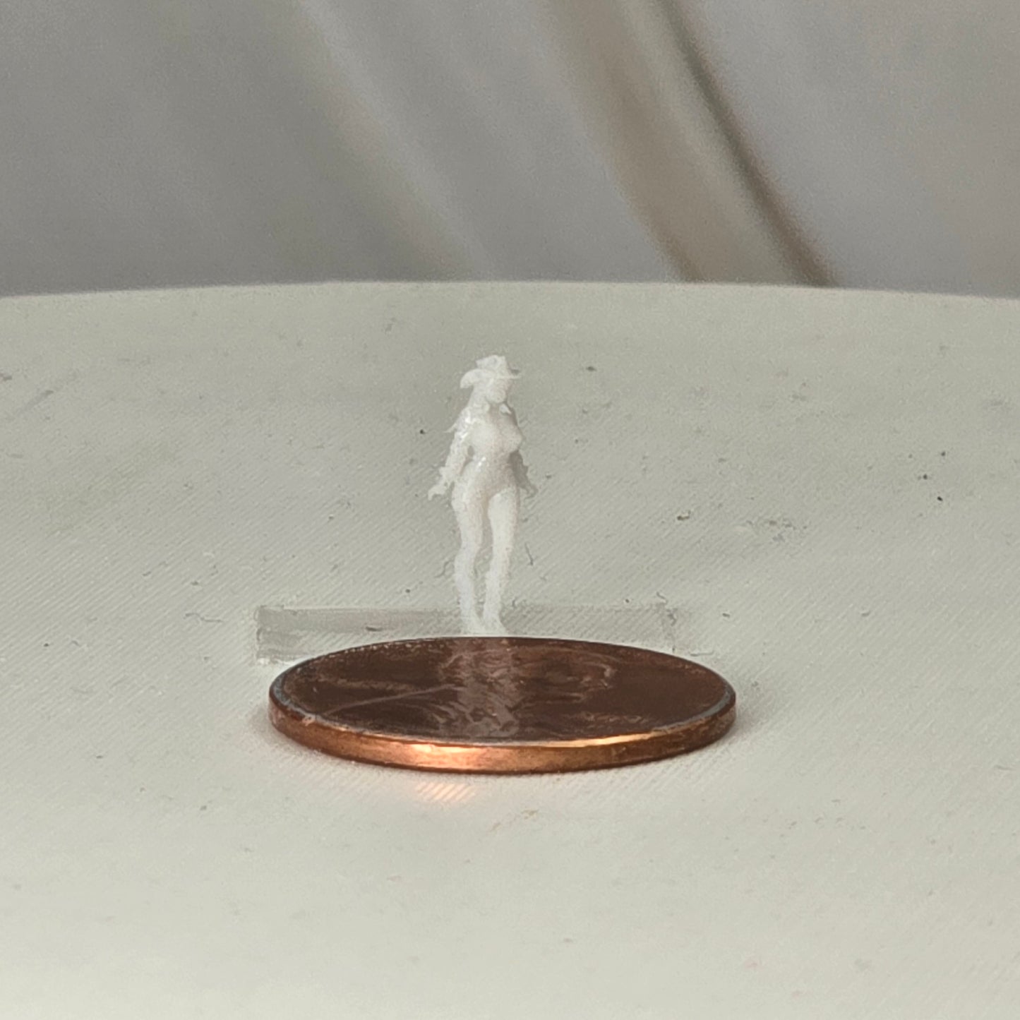 N Scale People – Modern Cowgirl Figure (Unpainted)