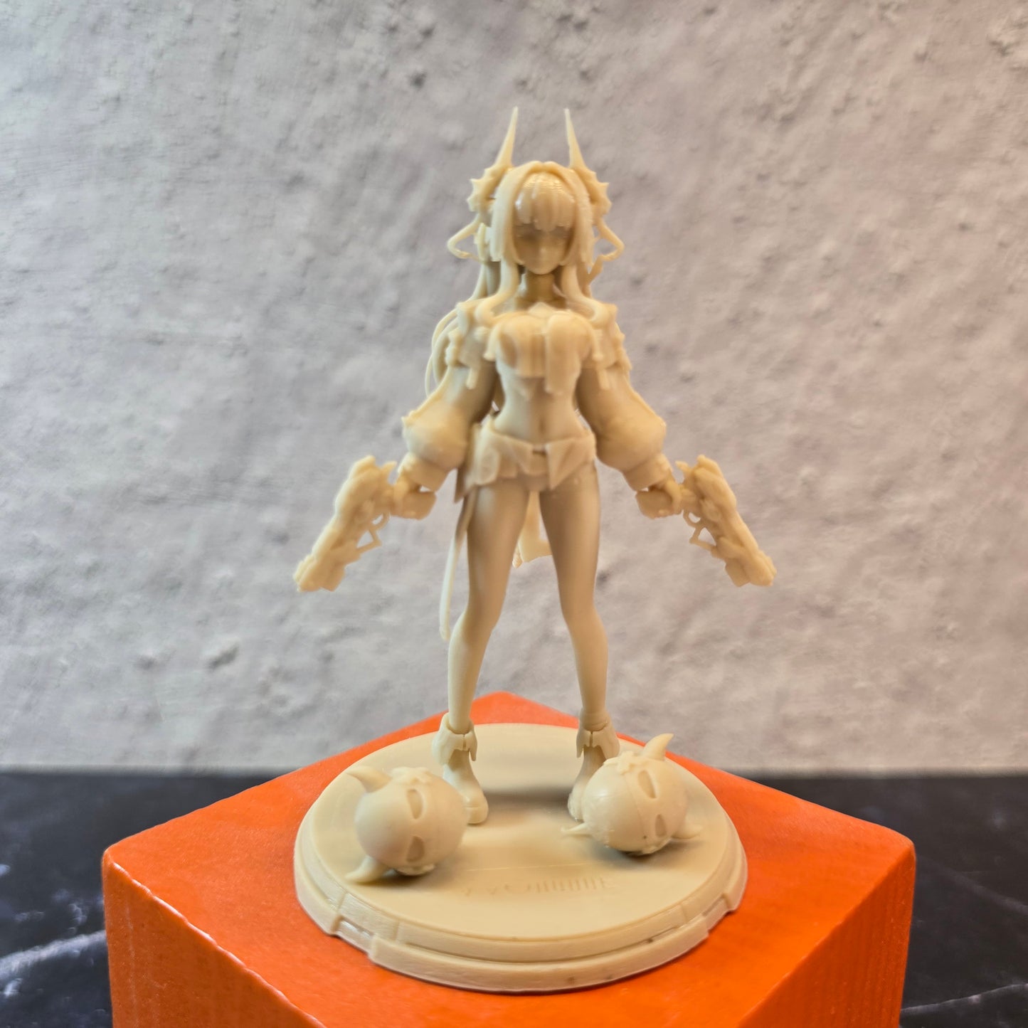Desk Mate Collectible – Yvonne Demon Trickster – Made-to-Order 90mm Resin Figure