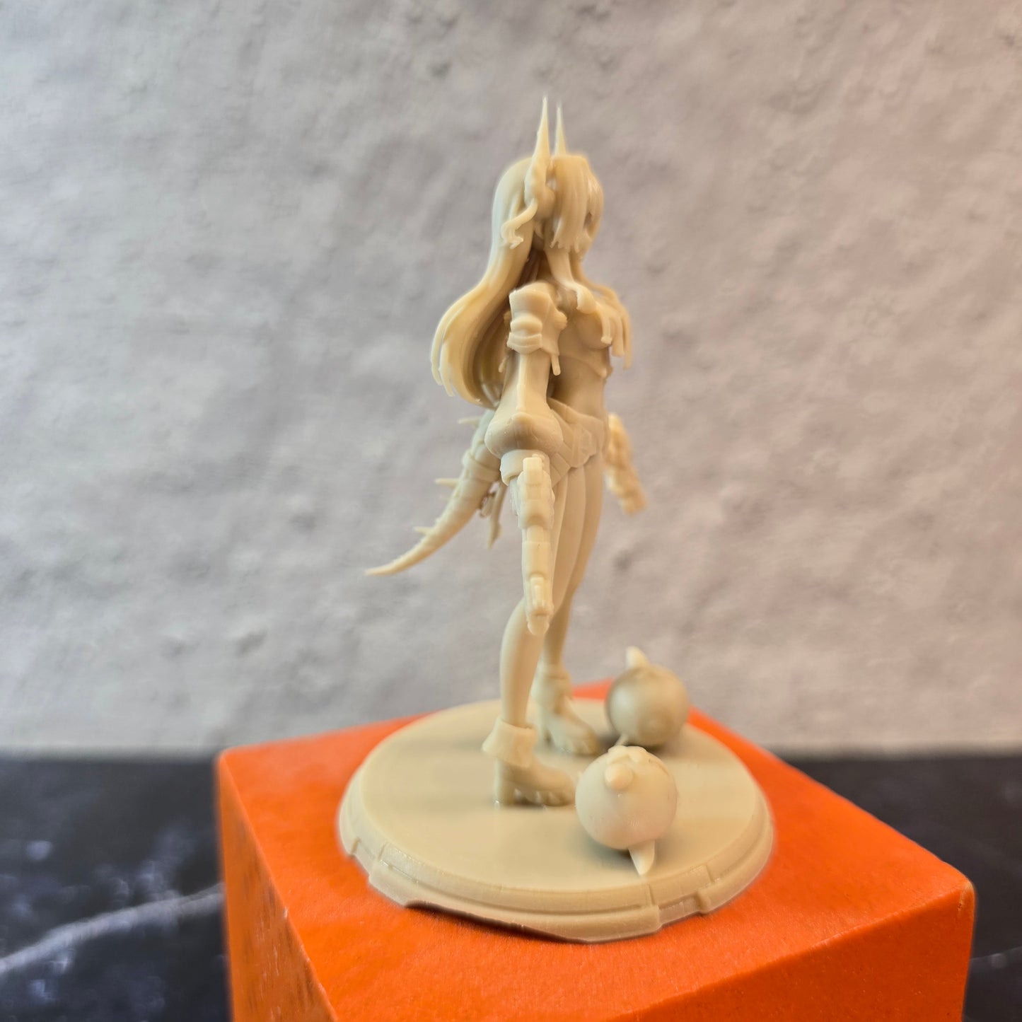 Desk Mate Collectible – Yvonne Demon Trickster – Made-to-Order 90mm Resin Figure