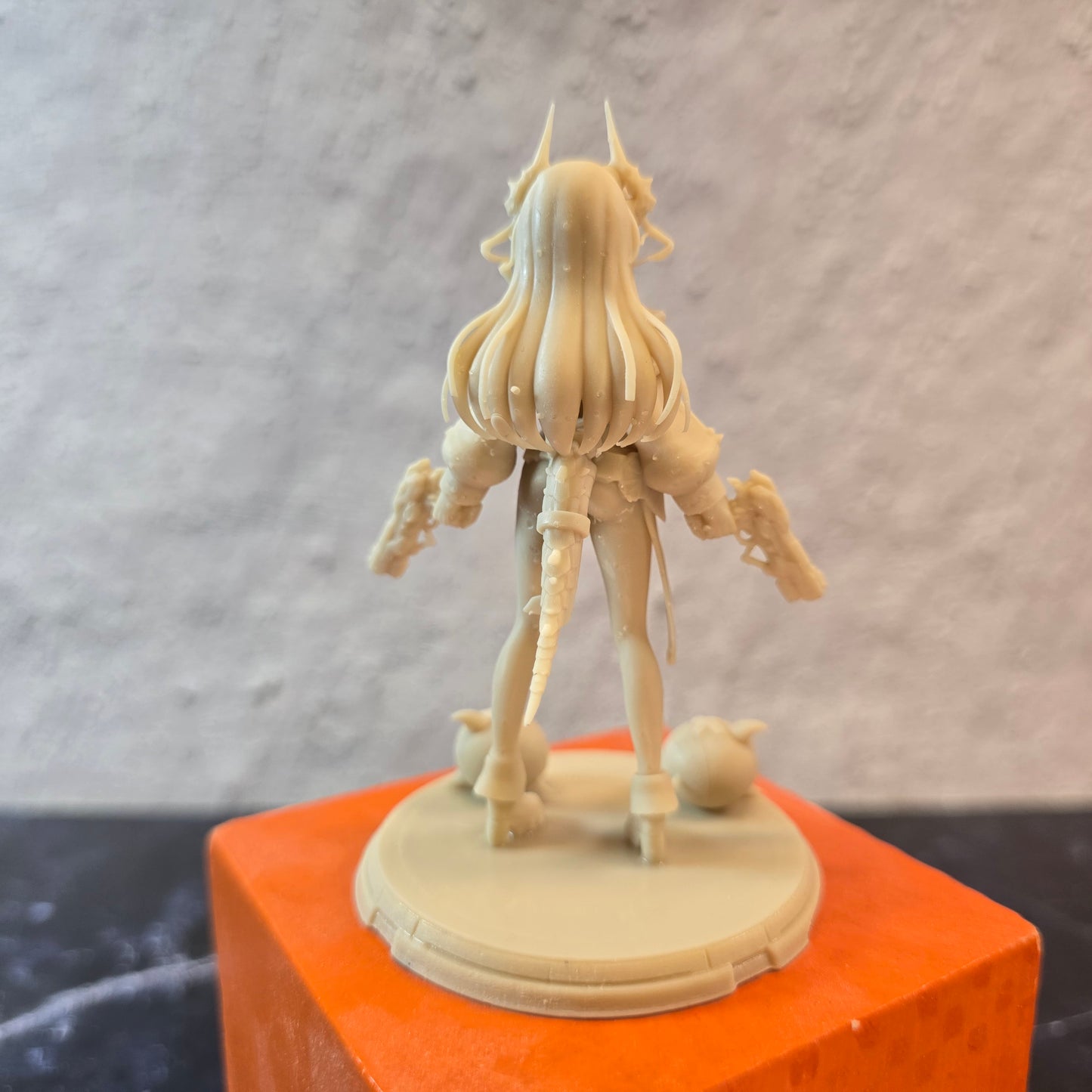 Desk Mate Collectible – Yvonne Demon Trickster – Made-to-Order 90mm Resin Figure