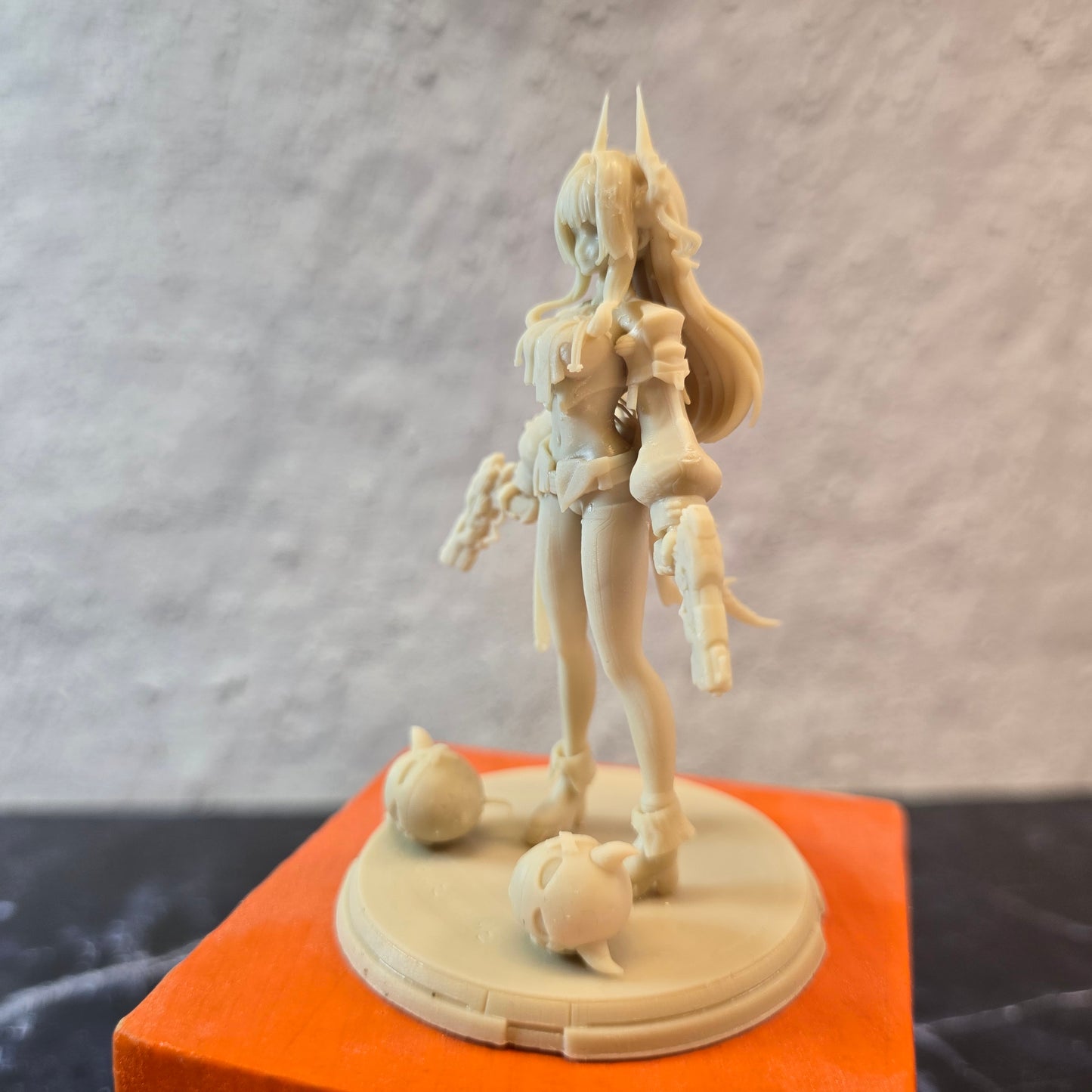 Desk Mate Collectible – Yvonne Demon Trickster – Made-to-Order 90mm Resin Figure