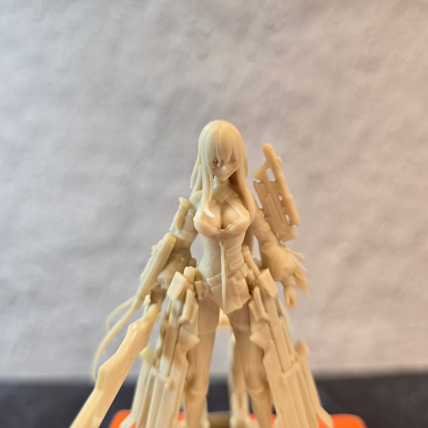 Desk Mate Collectible – Ember Veyra Blade Vanguard – Made-to-Order 90mm Resin Figure