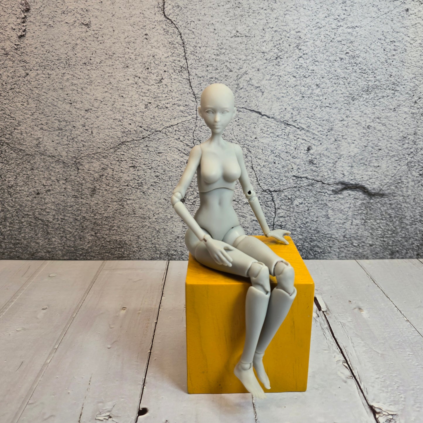 10” Custom Ball Jointed Doll Base – Modular Head System | Unpainted Resin Figure