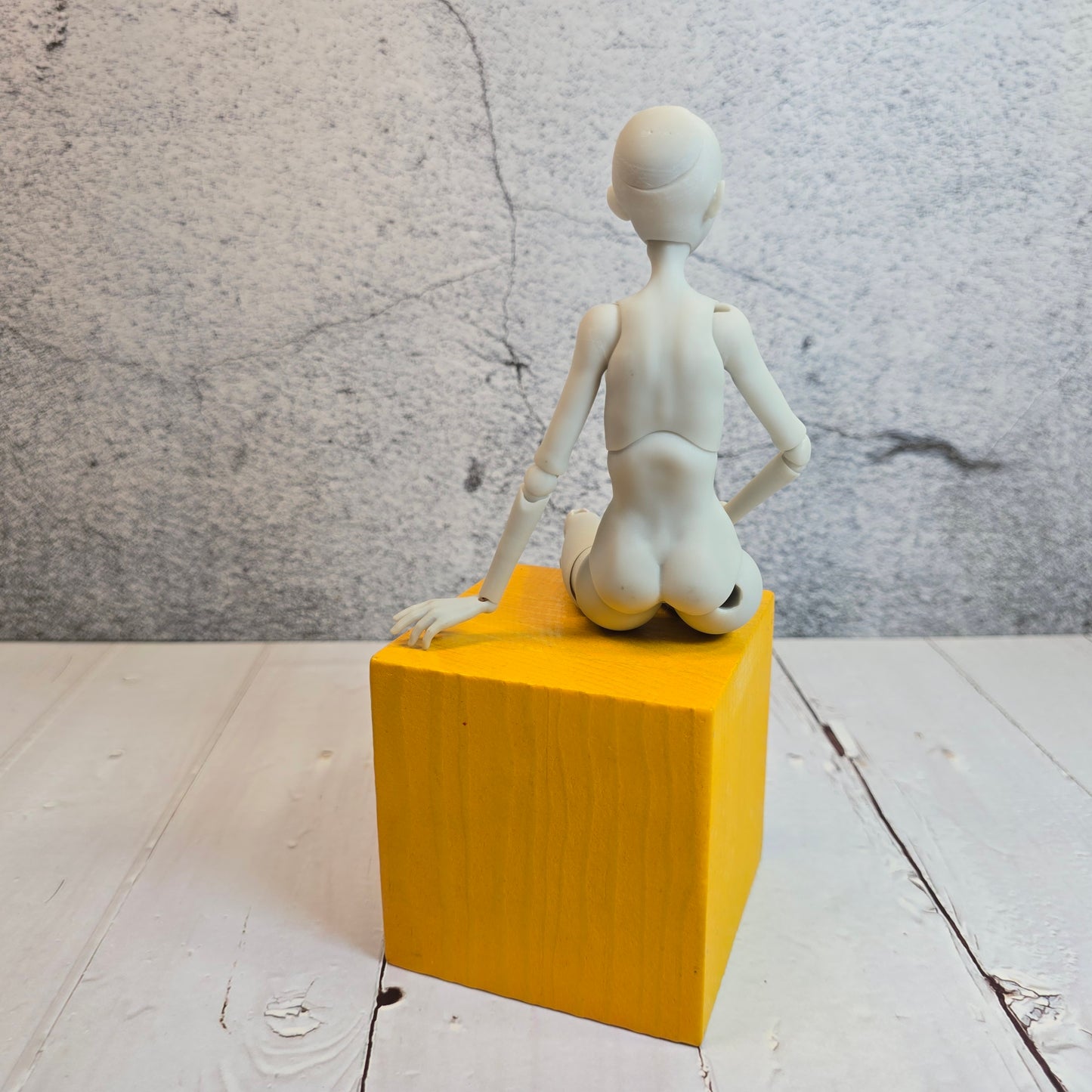 10” Custom Ball Jointed Doll Base – Modular Head System | Unpainted Resin Figure