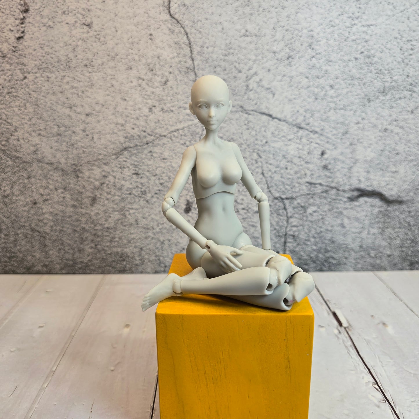 10” Custom Ball Jointed Doll Base – Modular Head System | Unpainted Resin Figure