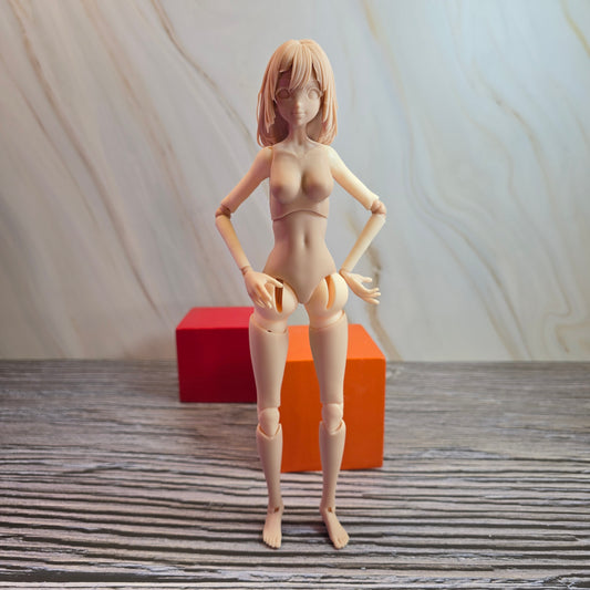 10” Custom BJD Doll Handmade – Ball Jointed Doll (BJD) Resin Figure | Shoulder Length Hair | Pre-Strung | Fits Amazon Doll Clothes | Collector Art Doll