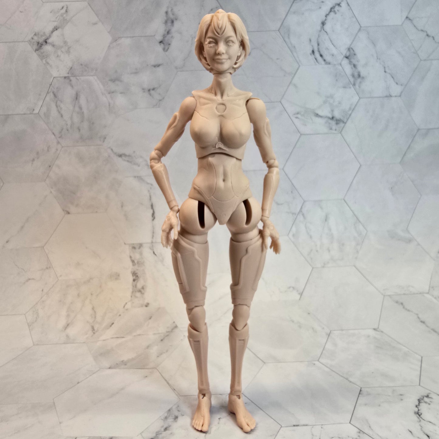 10” Interchangeable Cyborg BJD Doll – One of a Kind Collectible – Ready to Ship