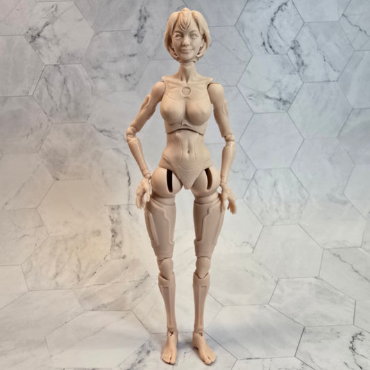 10” Interchangeable Cyborg BJD Doll – One of a Kind Collectible – Ready to Ship