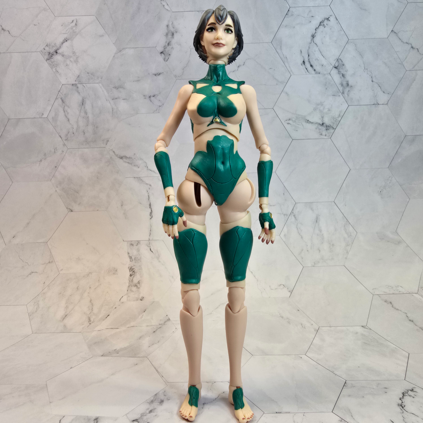 10” Interchangeable Cyborg BJD Doll – One of a Kind Collectible – Ready to Ship
