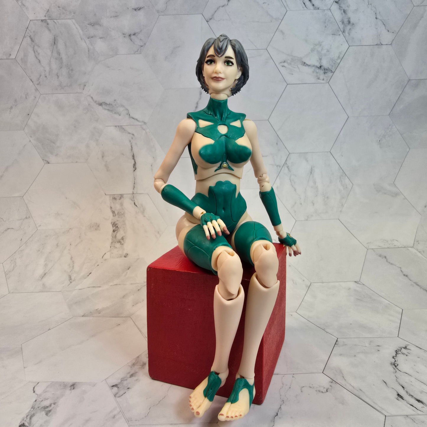10” Interchangeable Cyborg BJD Doll – One of a Kind Collectible – Ready to Ship