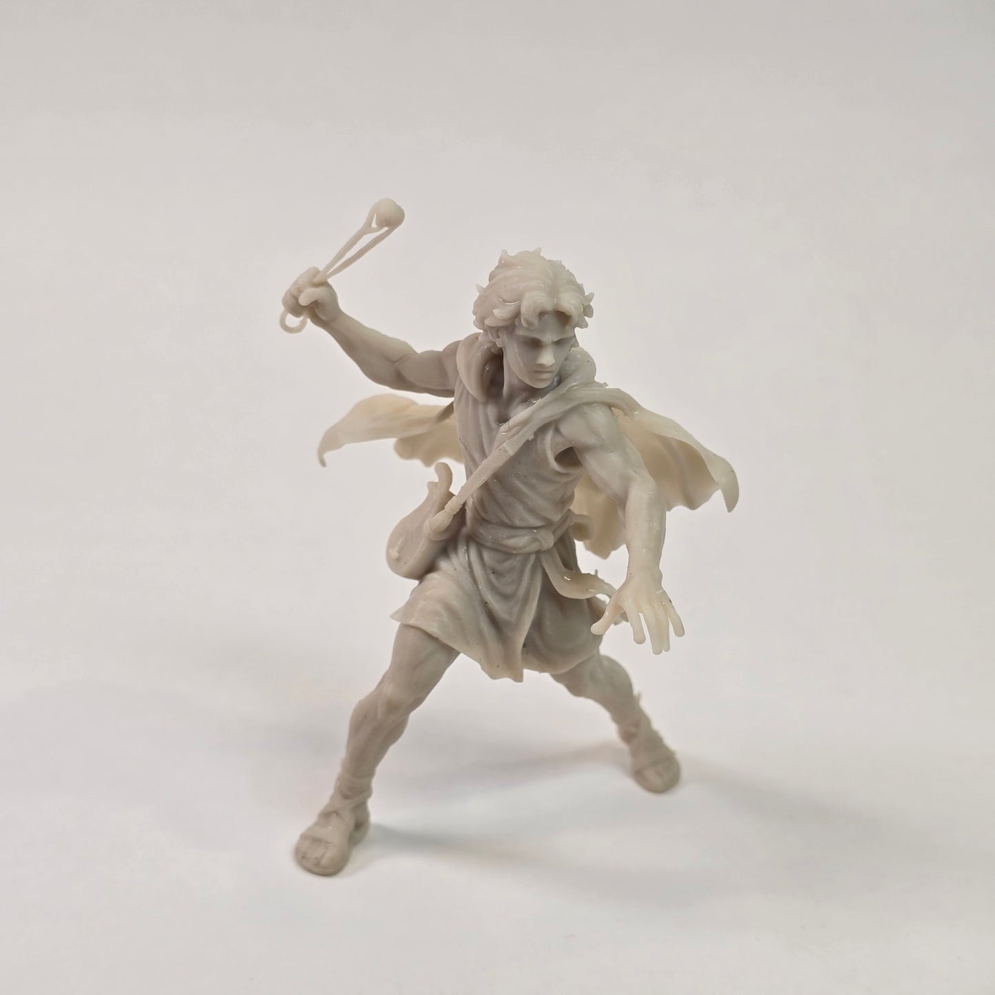 David with Sling – 82 mm Tall Resin Miniature