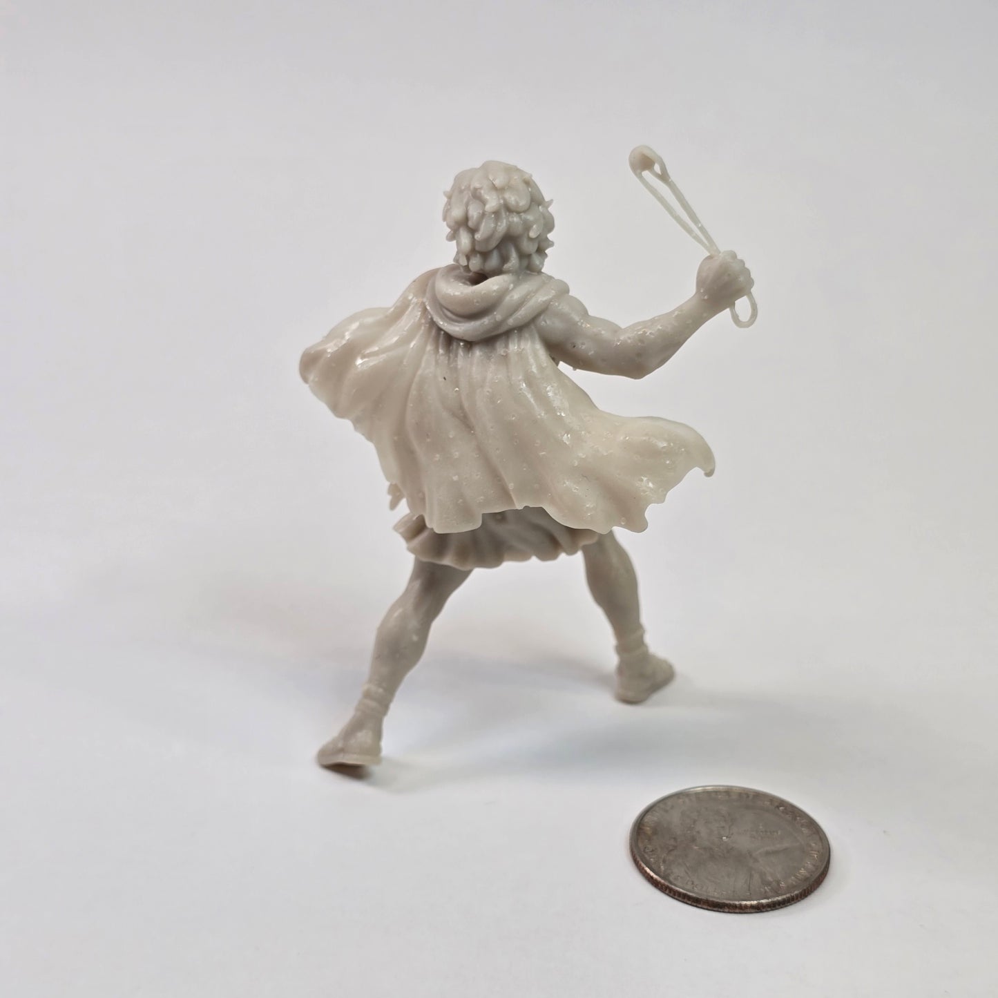 David with Sling – 82 mm Tall Resin Miniature