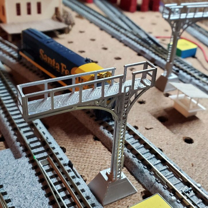 N Scale English Signal Box Tower Kit – 3D Printed Diorama Building | Uffington-Inspired Unpainted Model (Copy) (Copy)