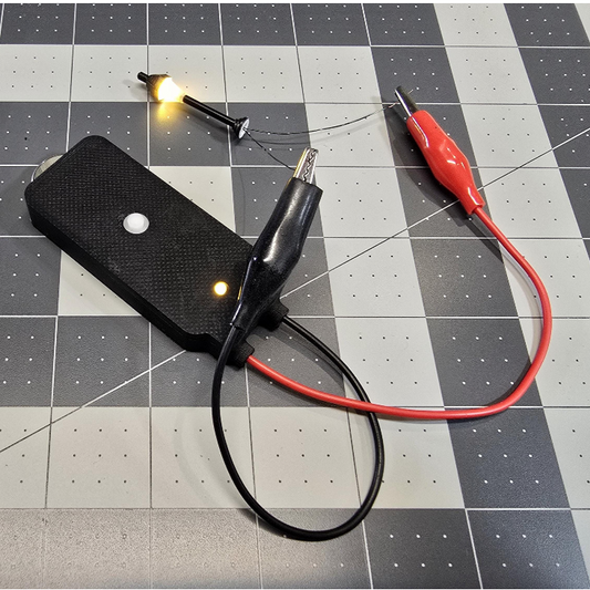 N Scale Lighted Track Tester – For DC & DCC Trains | Check Rail Power, Shorts & Direction (Copy)