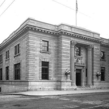 N Scale Historic Meriden Post Office (1909) – Ready-Built Beaux-Arts Miniature for Model Railroad Layouts & Dioramas