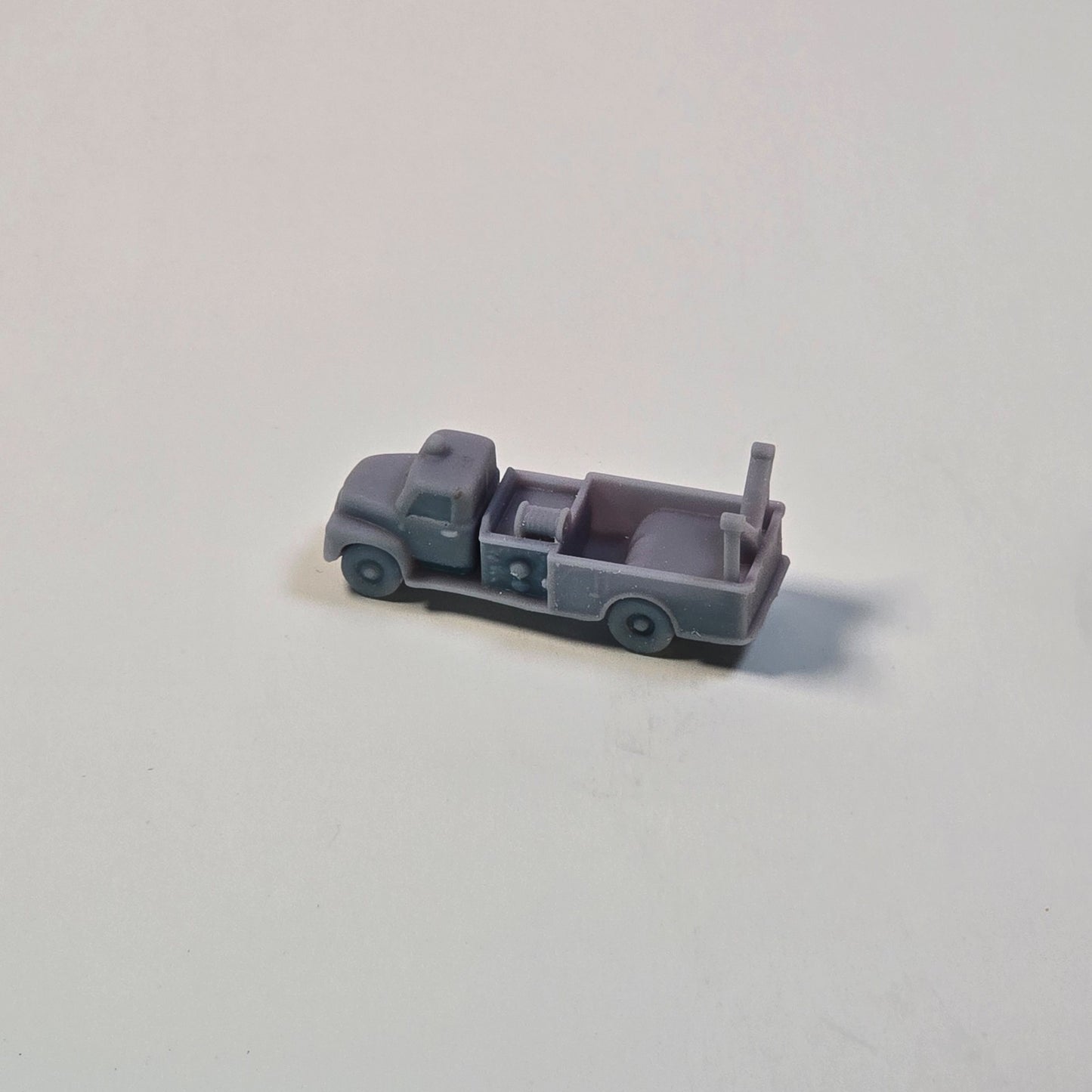 N Scale Vintage Fire Truck Set – Ladder & Utility Vehicles for Dioramas