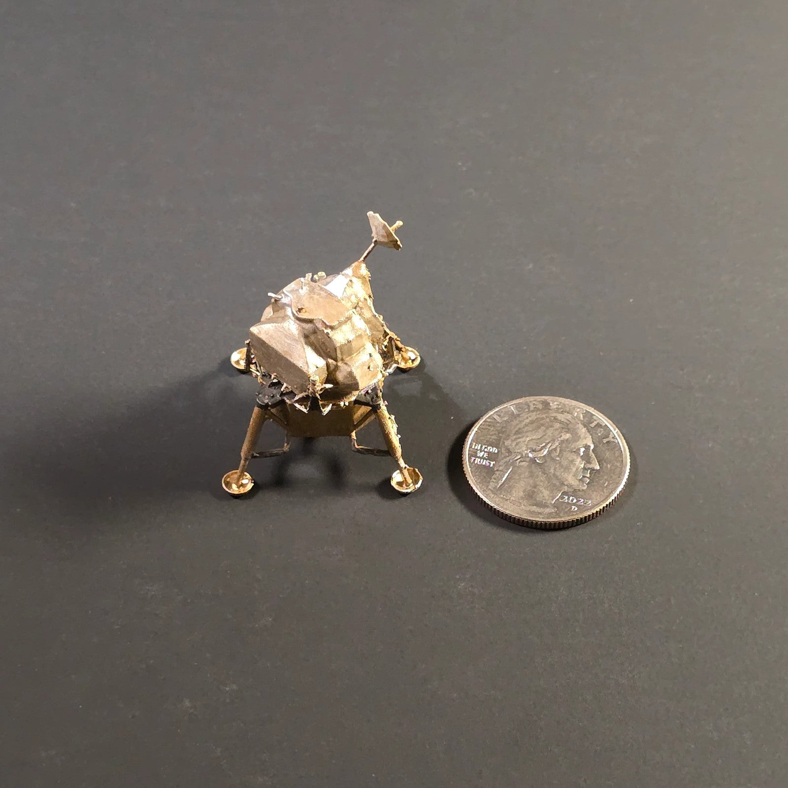 Lunar Module Collectible in Sculptural Resin (Unpainted) prop