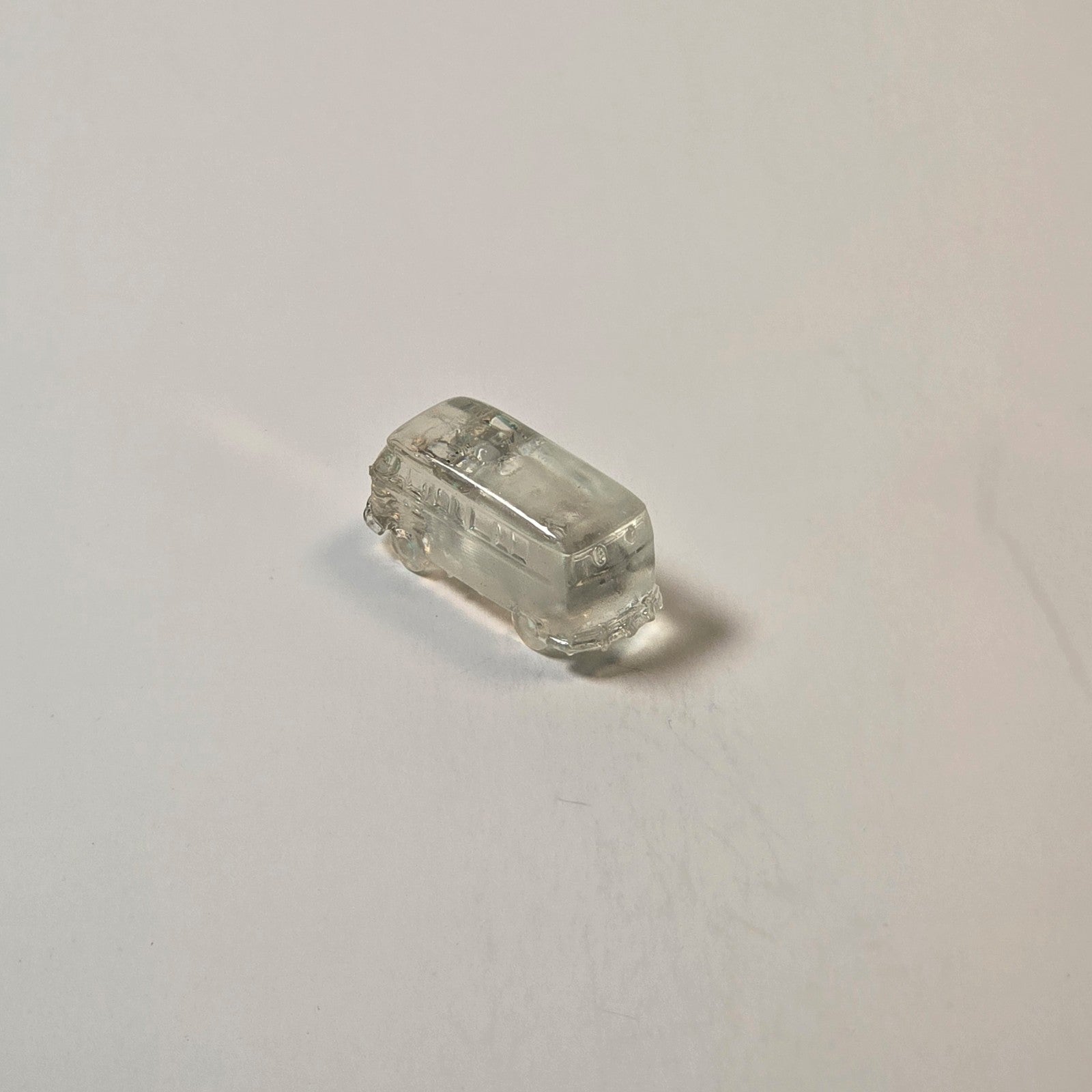 N Scale Clear VW 60s Van – Unpainted Resin for Dioramas & Custom LED Builds