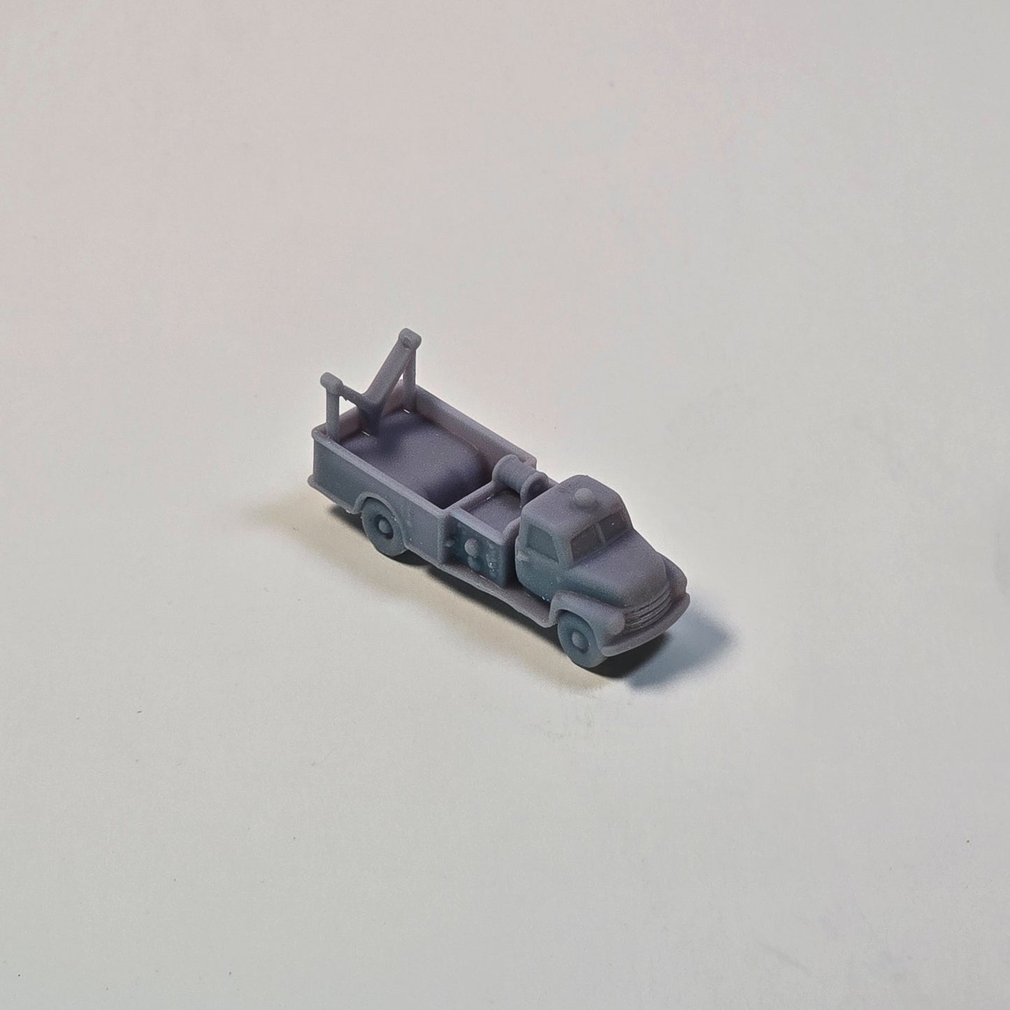 N Scale Vintage Fire Truck Set – Ladder & Utility Vehicles for Dioramas
