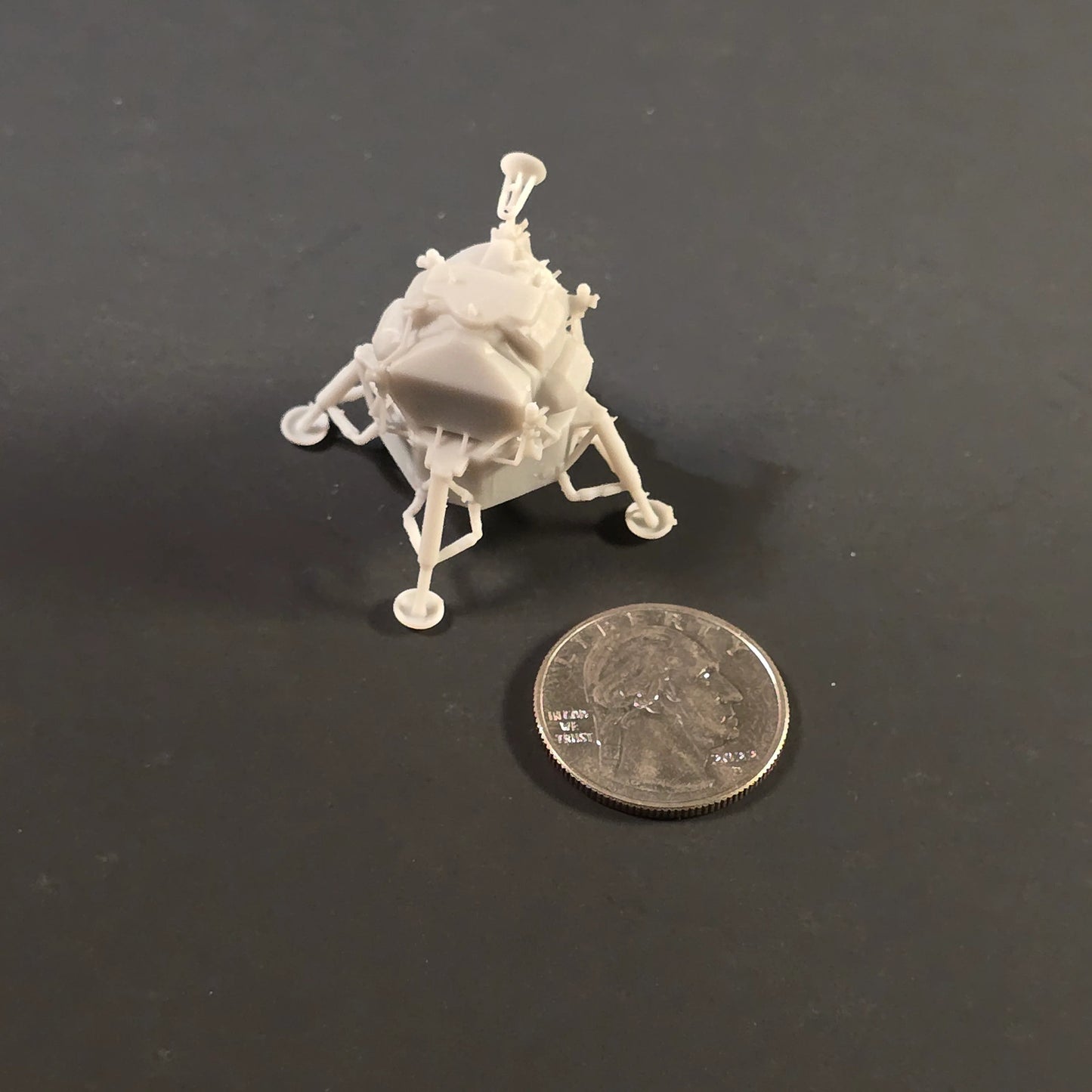 Lunar Module Collectible in Sculptural Resin (Unpainted) prop