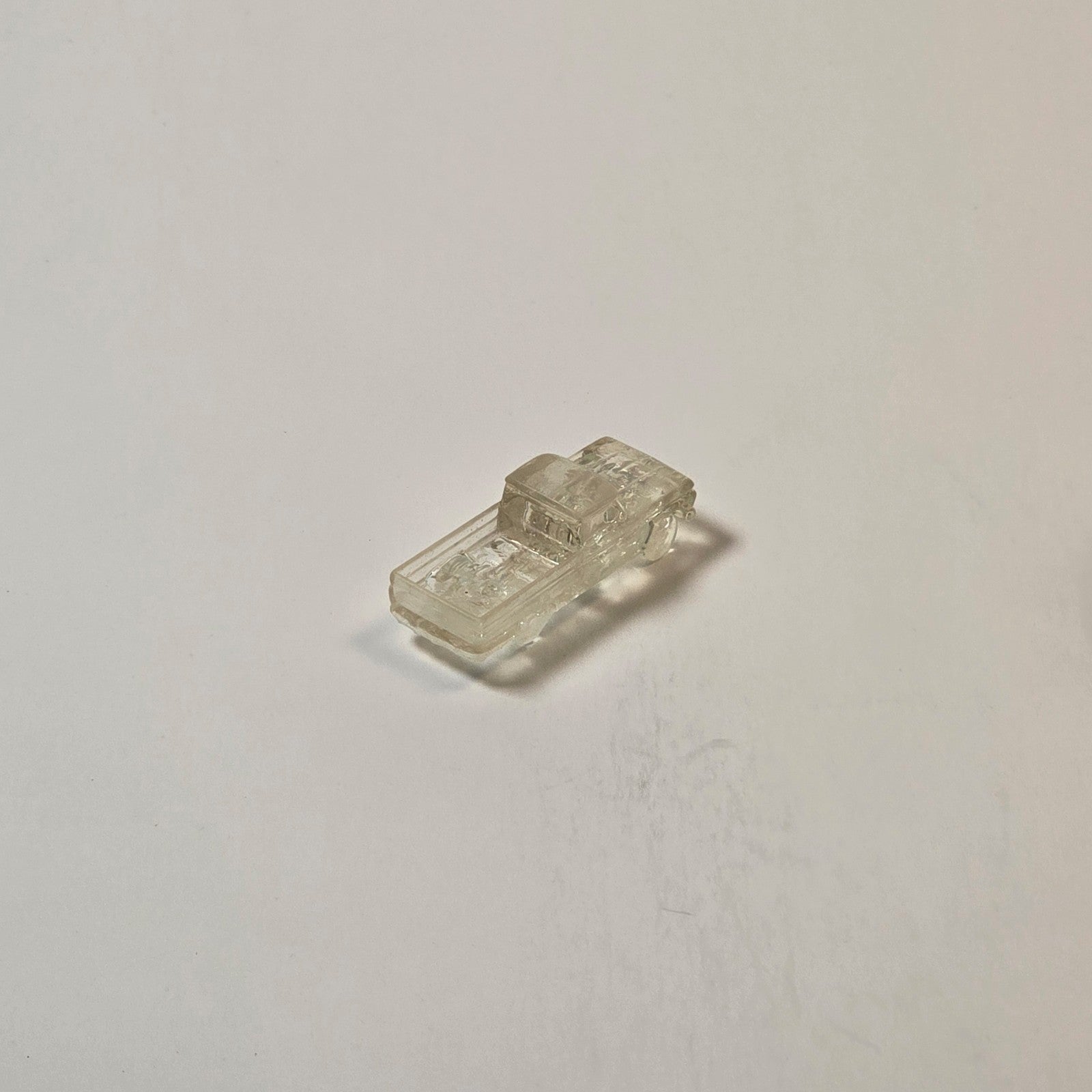 N Scale Clear C10 Pickup Truck – Unpainted Resin for Dioramas & LED Builds