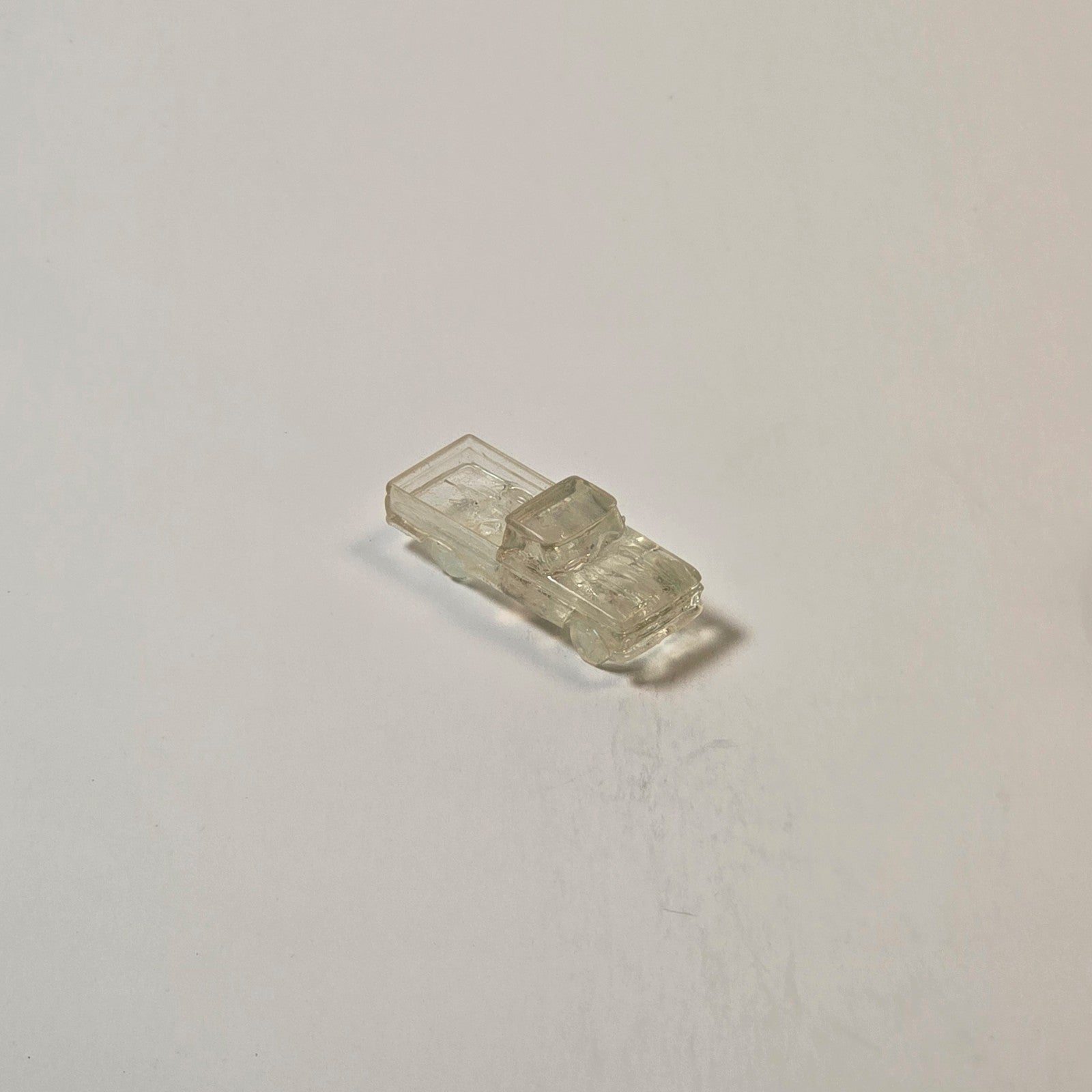 N Scale Clear C10 Pickup Truck – Unpainted Resin for Dioramas & LED Builds