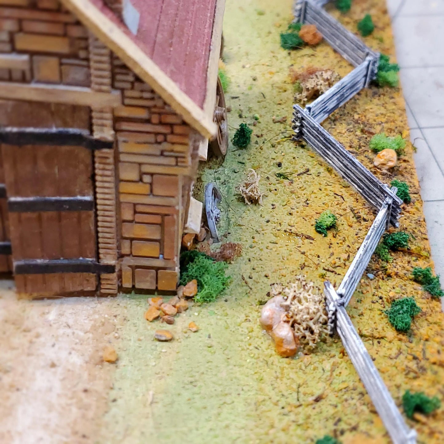 N Scale Split Rail Fence Set 30 Unpainted 3D Printed Pieces for Pioneer
