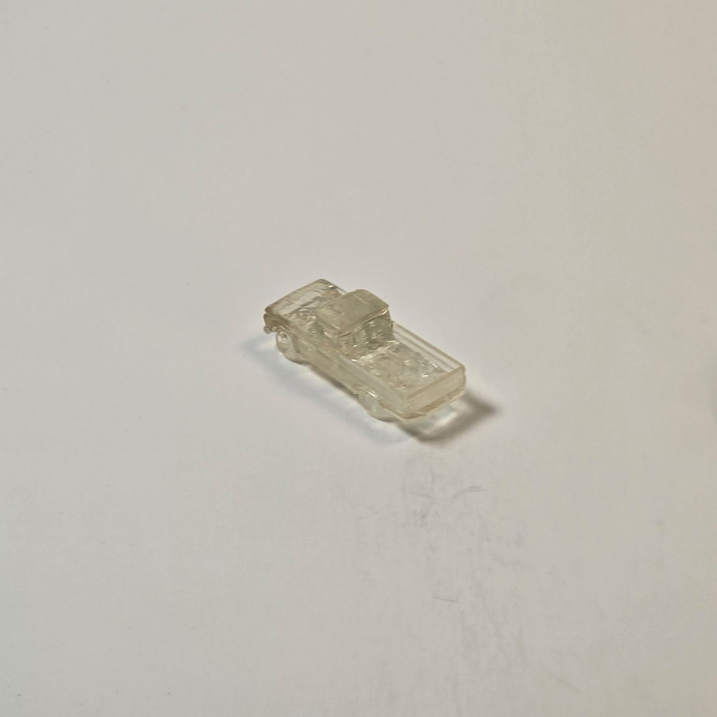N Scale Clear C10 Pickup Truck – Unpainted Resin for Dioramas & LED Builds