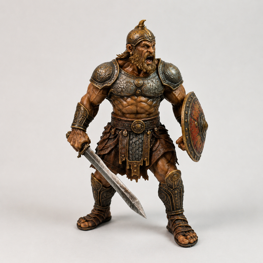 Goliath Warrior – 150 mm Tall Two-Piece Resin Miniature Unpainted