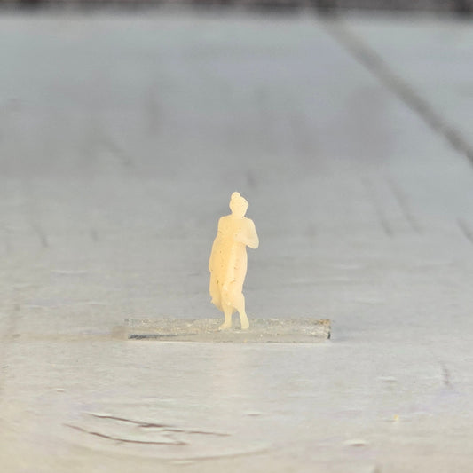 12mm  Resin Printed "Linen Grace" – Woman in Draped Gown Diorama, doll houses, scale modelers, camera props, scene building