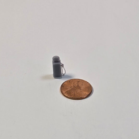 N scale Retro Gas Pump – Resin Model Prop