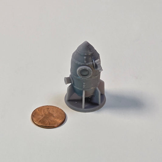N scale Marcelle’s Rocket – Resin Model Vehicle