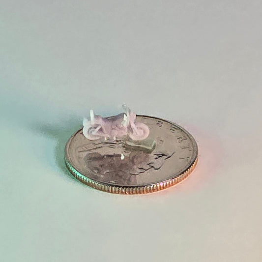 N scale Yamaha Virago-Style Motorcycle – Micro Resin Model Vehicle