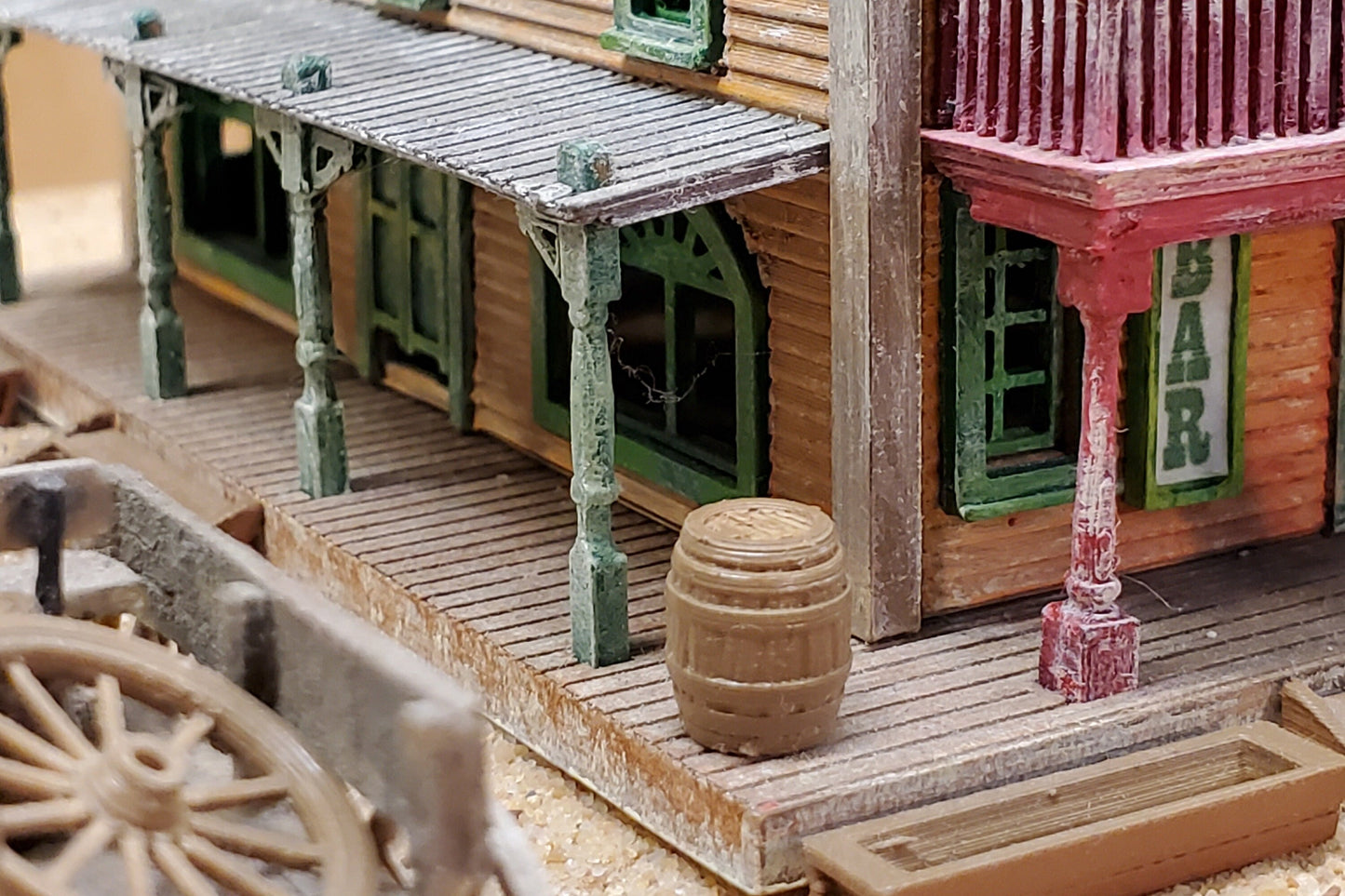 N Scale Old Western Ghost Town Sample Kit - Accessories - 3D Printed