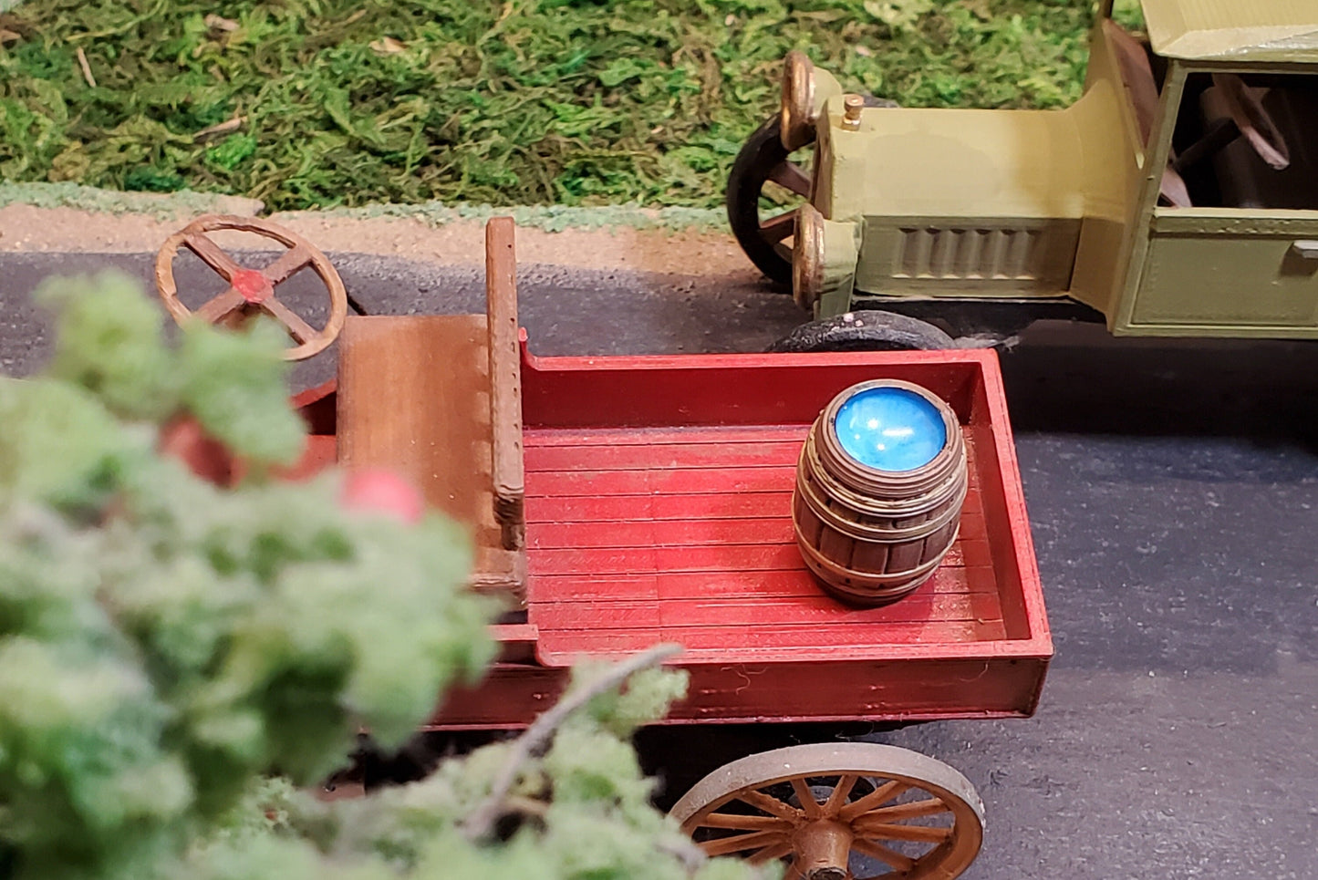 O scale Wood Keg Barrels for Model trains can also be use for Dioramas, Dollhouses, Miniatures, War gaming, Crafts, Displays, UNPAINTED 5pk