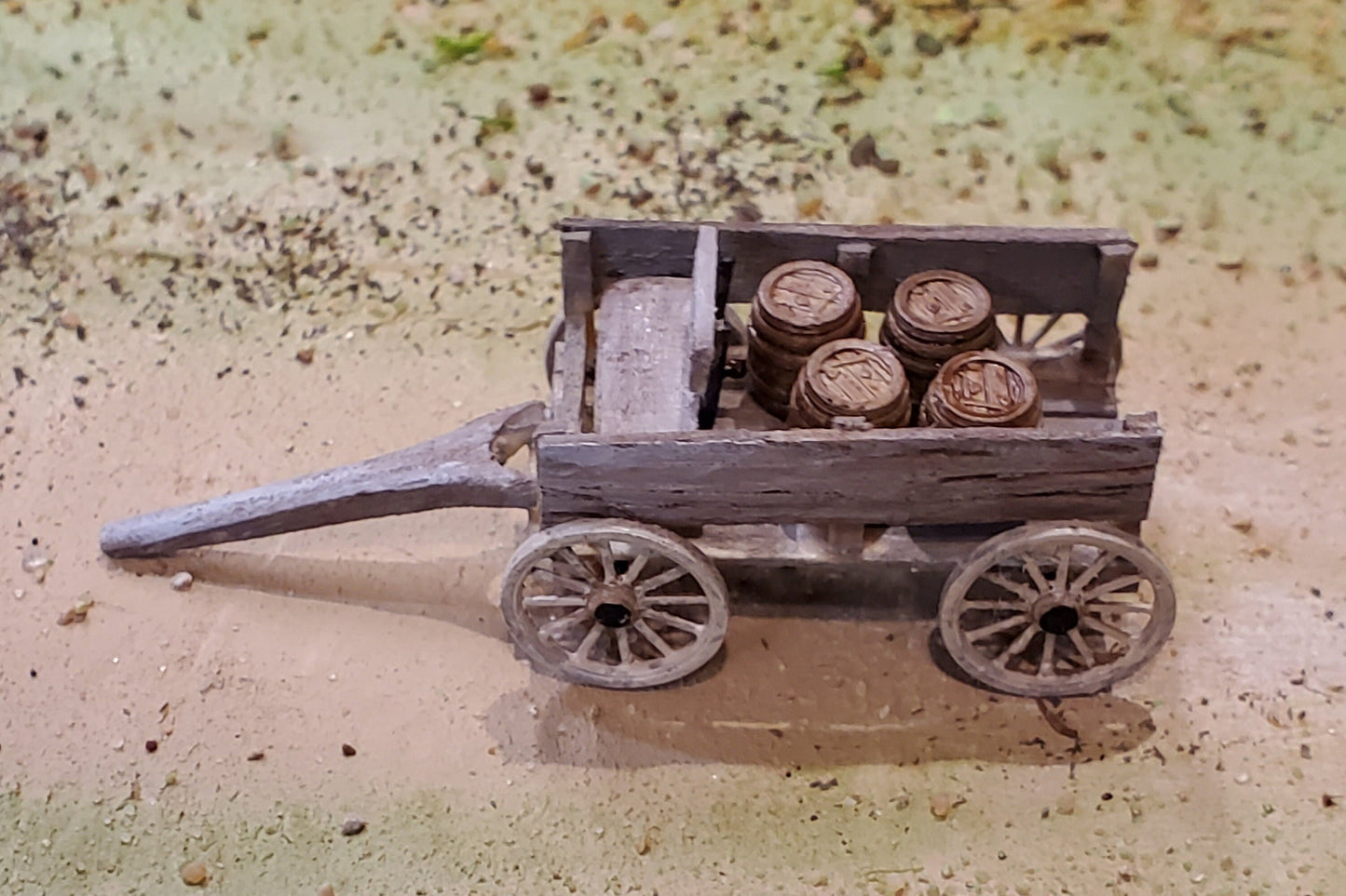N Scale Wagon Wheels set 1800's style 3D printed ,  N Scale . Dioramas, Western's, Dollhouse, Miniature, War gaming, Trains, UNPAINTED 5 PK