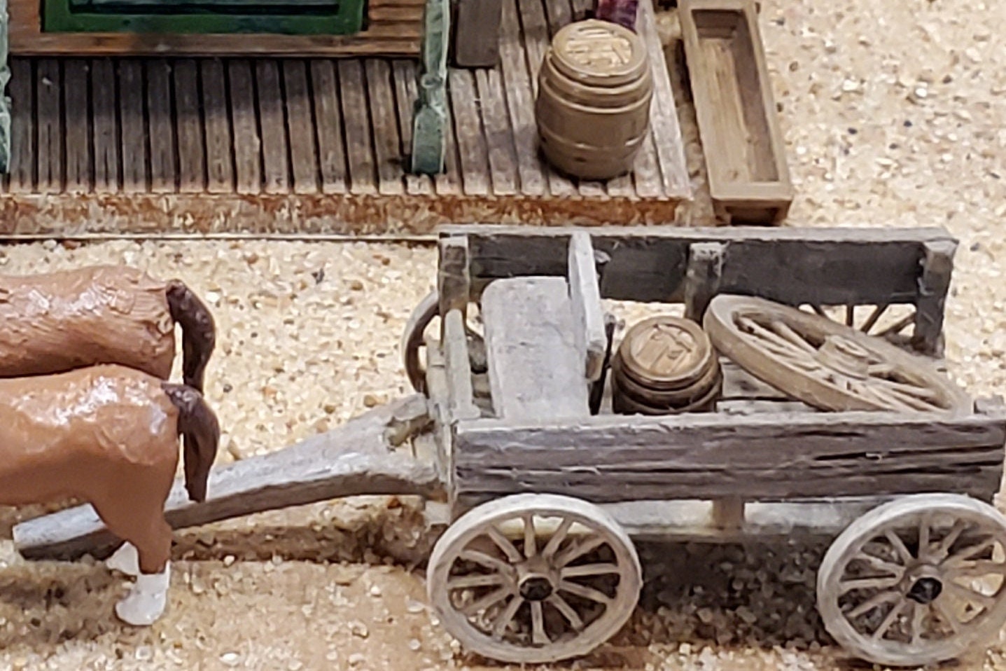 N scale Keg Barrels 3D printed for Model Trains also used for Dioramas, Western's, Miniature, War gaming, Dollhouses, Displays, 5 pk